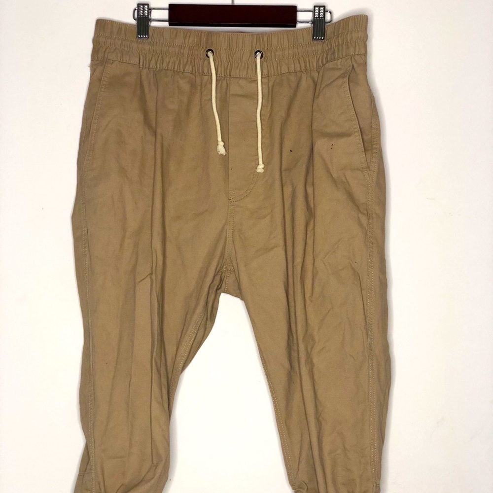 Kaki Drawstring Pants
